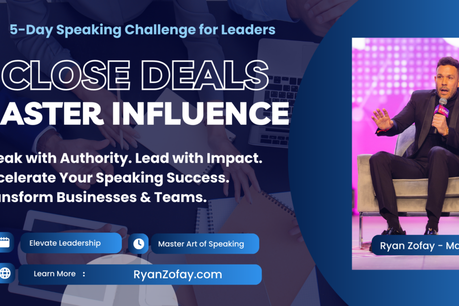 Ryan Zofay Speaker Leader Challenge