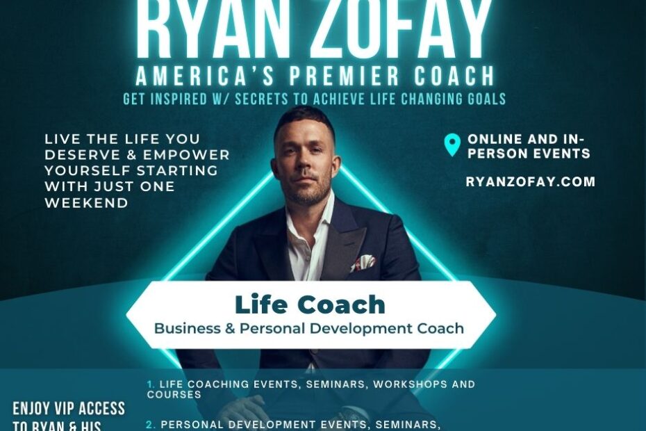 Wondering what is a life coach? What is a life coach do? Ryan Zofay is America's sensational online life coach. Get inspired with his secrets to achieve life changing goals.