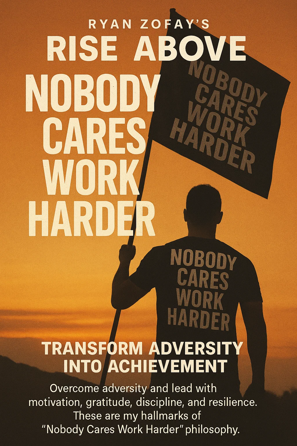 Rise above “Nobody Cares Work Harder” transform adversity to achievement, lead with motivation, gratitude, discipline, and resilience