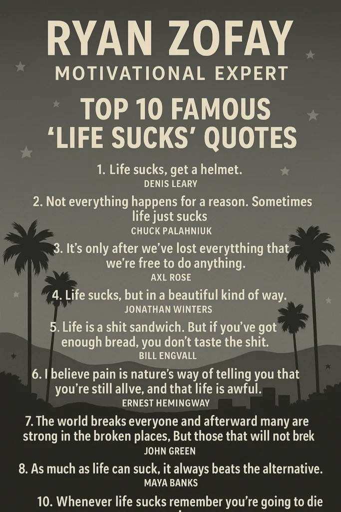 Enjoy these top 10 famous quotes about life. They can inspire and motivate you to change your perspective. Go from self limiting neagitive belief to lifeting your self up no matter what.