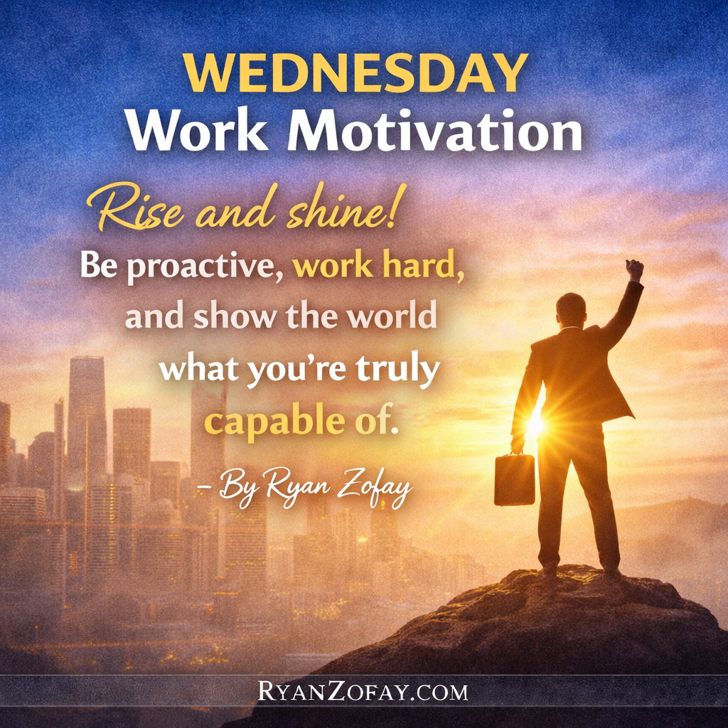 Happy Wednesday motivation quotes brings positivity for work and good mornings. They also add amusement. They help you start early. They ease the hump day doldrums.