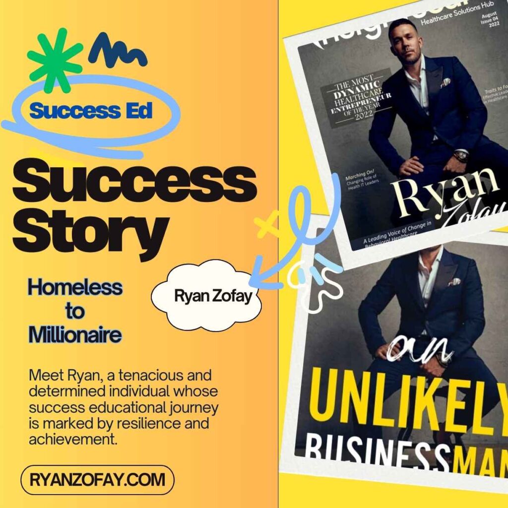 My version of Success Ed is success education for high achievers. It's how I went from homeless to millionaire businessman and success coach teaching the self-improver techniques that can transform lives.