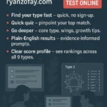 Best Free Enneagram Test Online Personality Types Results with Advice
