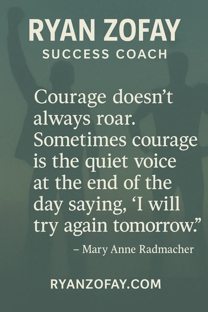 Inner strength courage quotes speak to the saying, "courage is not the absence of fear​."