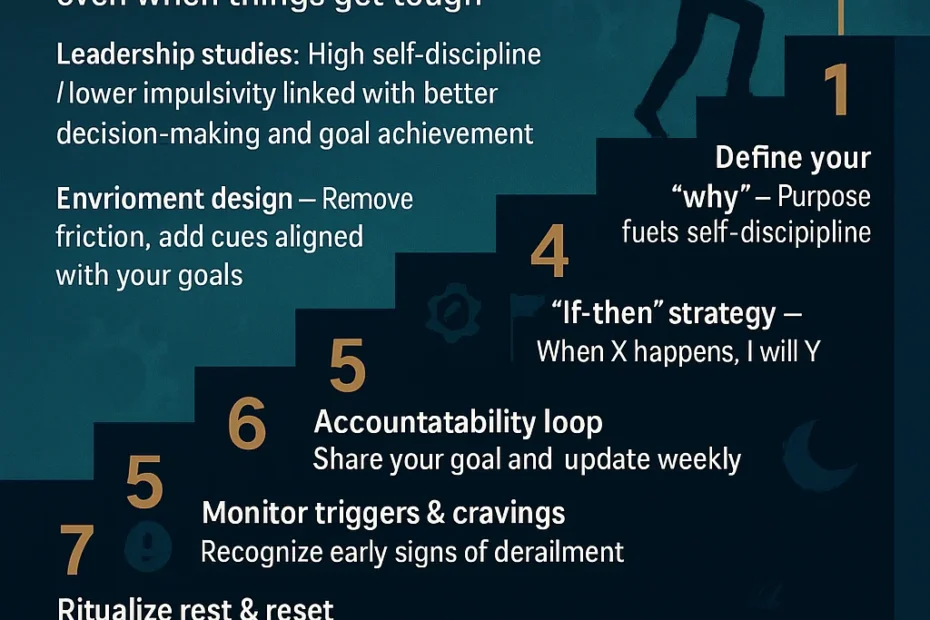 7 Step Self-Discipline Framework for High-Performers
