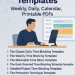 Free top 10 time blocking templates printables PDFs by Ryan Zofay
