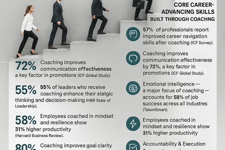 Career coaching skills building boosts success
