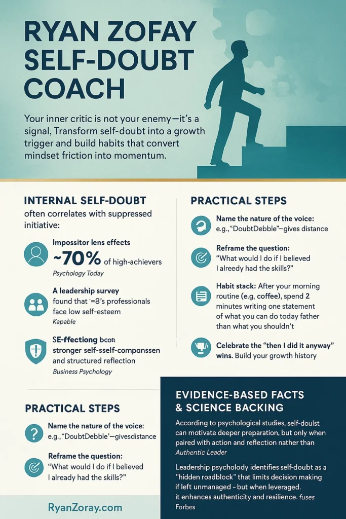Self-Doubt Statistics, Leadership Research & Coaching Insights. Data-backed guide to evidence-based best practices.