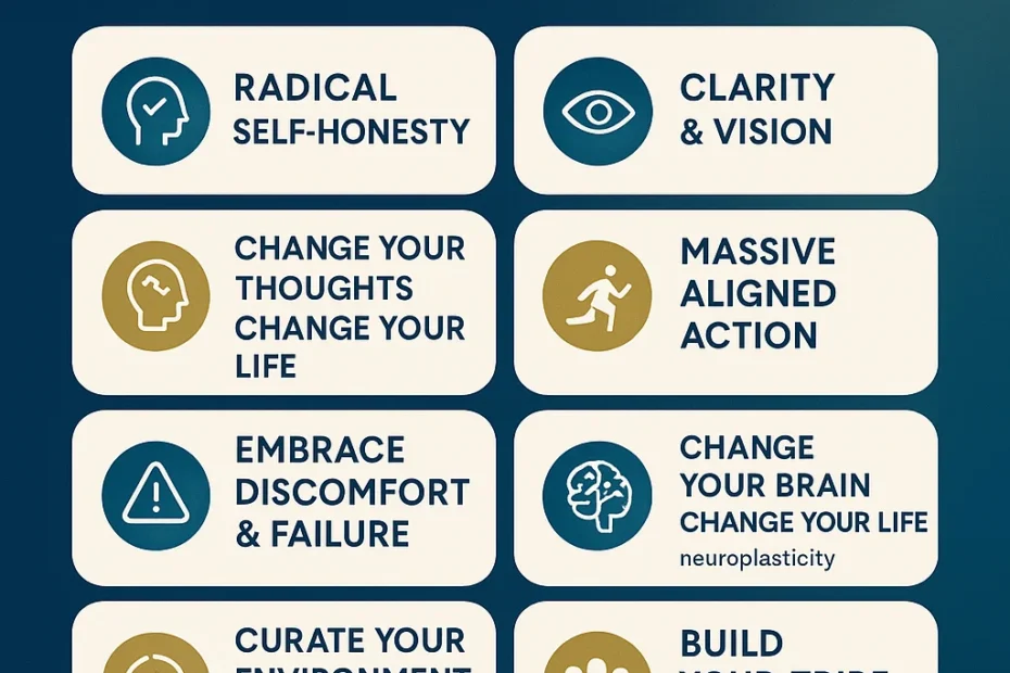 Top 10 steps for how to change your life by Ryan Zofay business and life coach