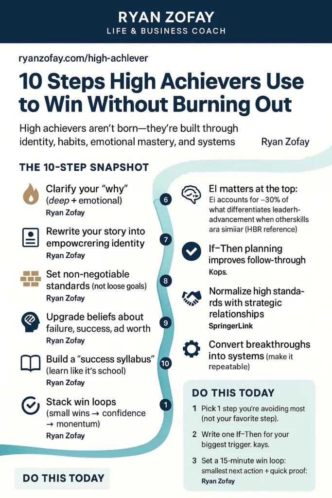 High achievers aim high. Follow my top 10 science-backed high-achieving processes if you are high on life achievements.