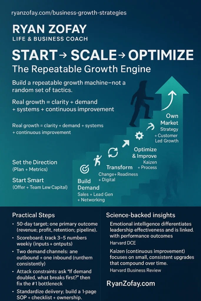 Uncover winning business growth strategies for scaling and gaining market share dominance. Go on for science-based growth strategies for business success.
