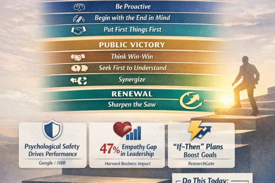 The Seven Habits of Highly Effective People Infographic